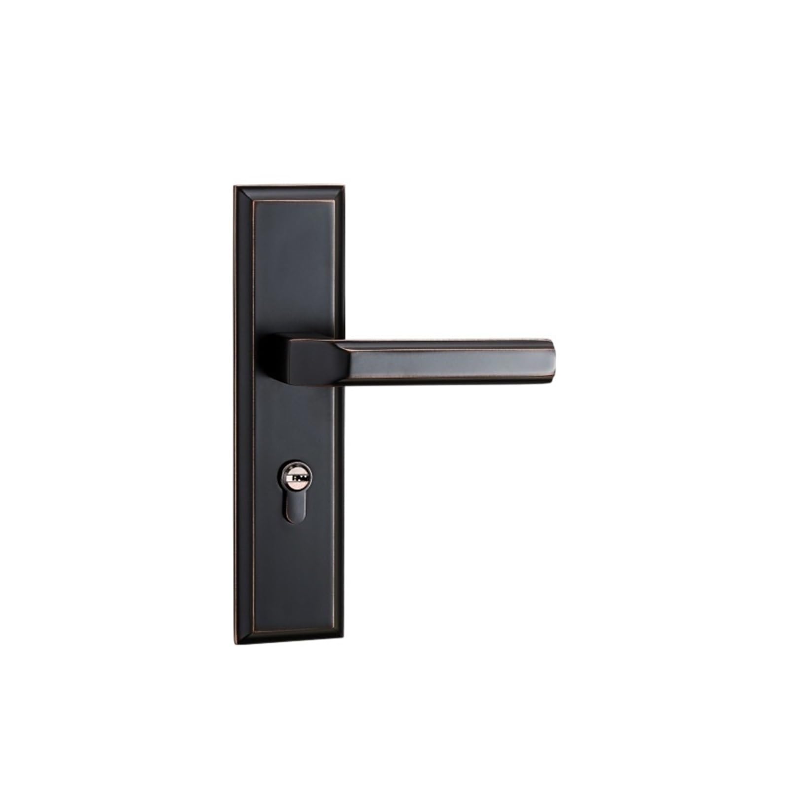 Madera Maciza Cerradura de Puerta Negro Silencioso Anti-Palanca Baño