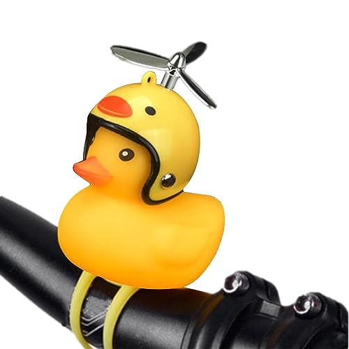 Sonnette De Vélo Canard - Mignon, Compacte, Résistante, Avec Lumière, Pour Guidon 7-13 Cm, Enfants