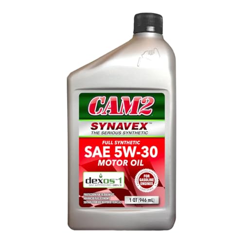 CAM2 SYNAVEX dexos 1 Gen 3 SAE 5W-30 SP/GF-6A Full Synthetic Motor Oil - 6/1 Quart