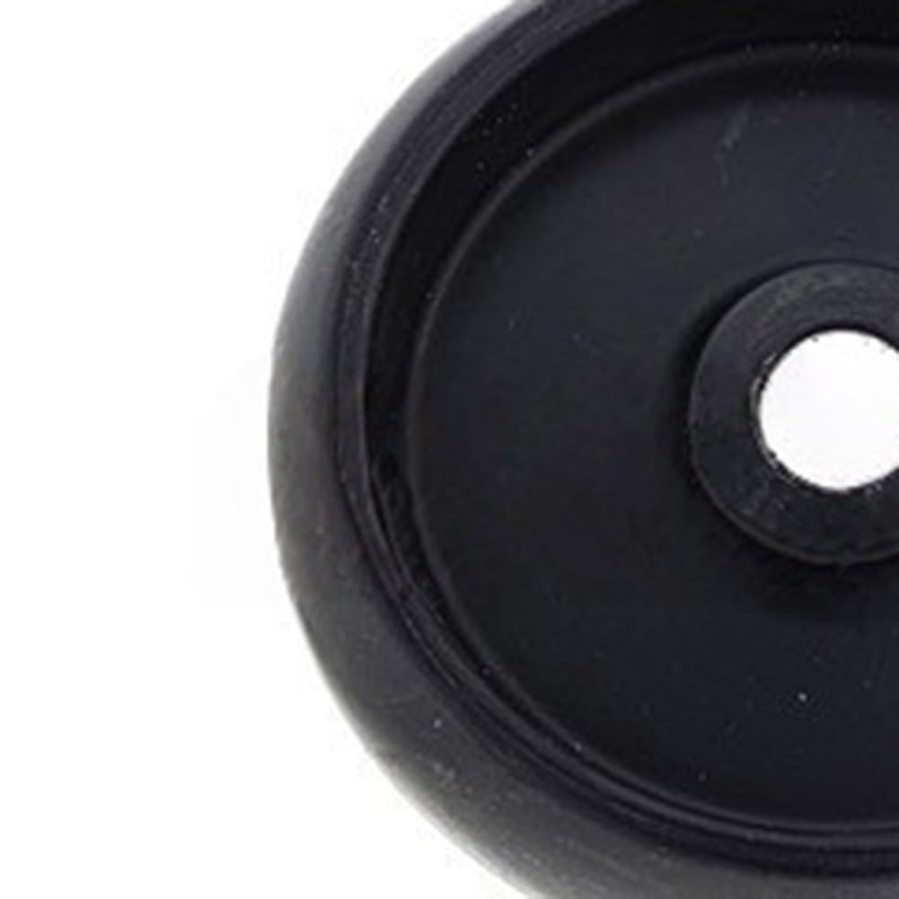 2 ruedas de cubierta de cortacésped GX10168 para John- Deere- D140 D160 D170 L100 L110 L120 L130 LA115 Z355E Z425 Z445 Ruedas giratorias de plástico resistentes con pernos, ruedas de calibre
