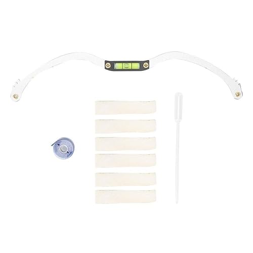 Miniatura 8 de Regla de cejas, juego de herramientas de mapeo de cejas en forma de arco, marcador de línea de cejas, kit de regla de medición, hilo de mapeo de