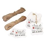 Geschenkanh?nger aus Papier: Sie eignen sich sehr gut als Backetiketten, Geschenketiketten für Geburtstage, Hochzeiten oder andere Namenskarten.