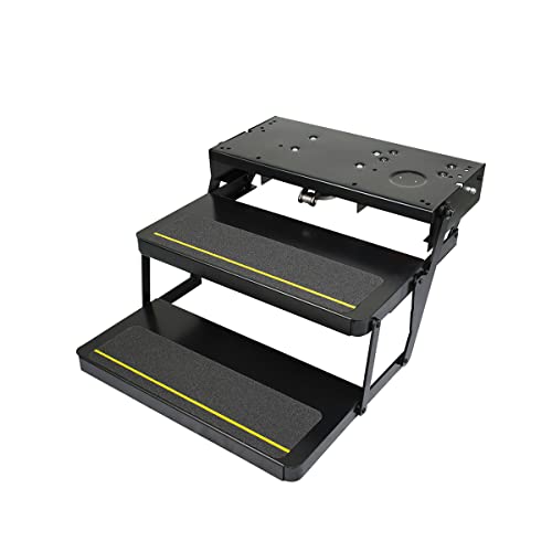 Kwikee 32 Series Electric Step Assembly with Standard Drive Operation and No Switch Kit for RVs and Travel Trailers #1