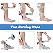 Tairibousy AFO Drop Foot Brace - Drop Foot Stabilizer Brace Foot Drop Brace with Stroke, MS, Hemiplegia, Drop Foot Support Shoes for Assist Walking Easier & Better (L-Right)