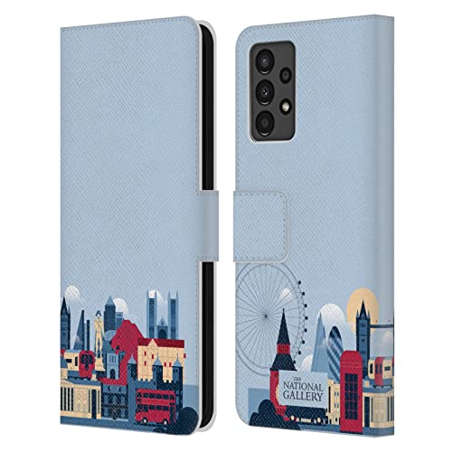 Funda de cuero Samsung Galaxy A13 libro carcasa protectora National Gallery Londres