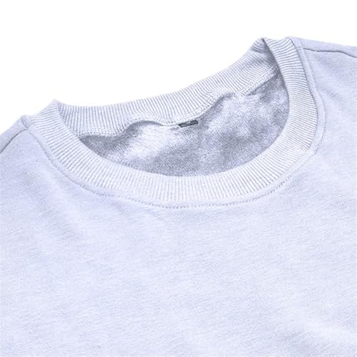 Men's Fashion Sweatshirts Long Sleeve Casual Crewneck Pullover Shirt Fleece Thermal Sweater2