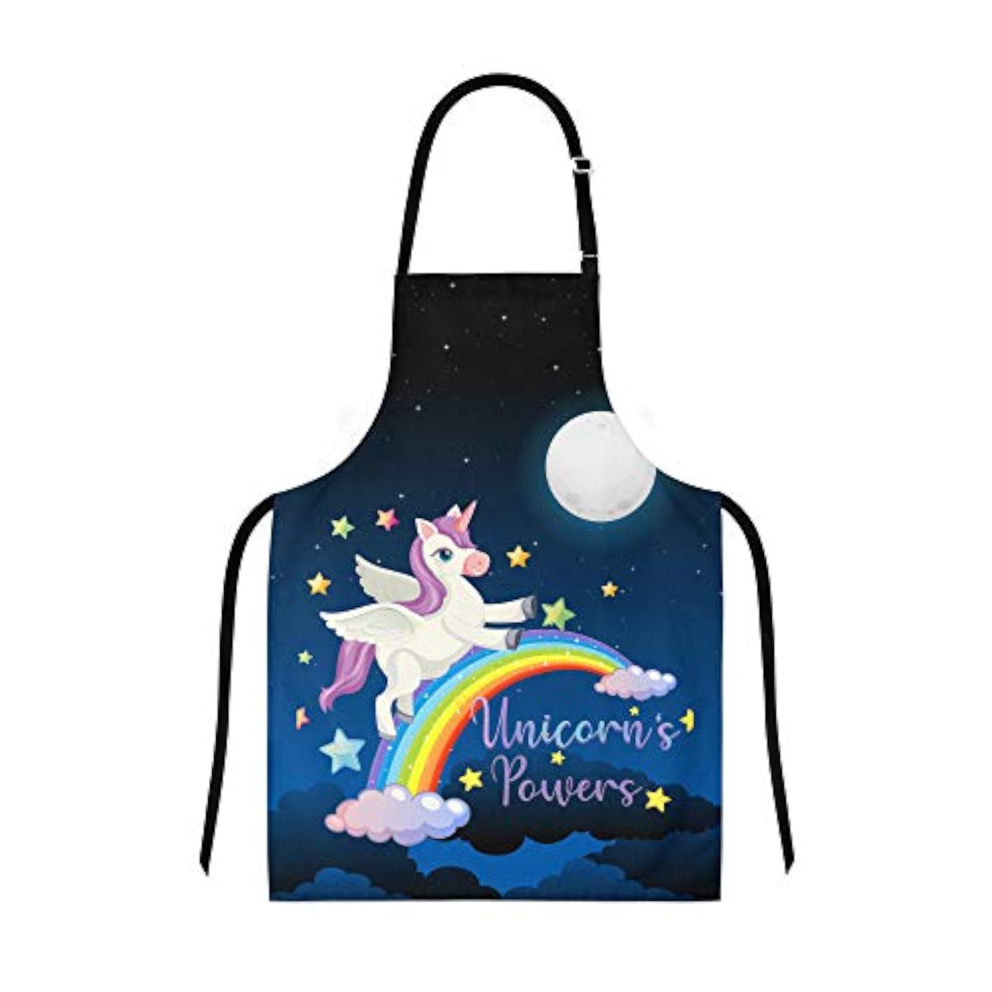Kids Waterproof Chef Apron for Boys & Girls, Adjustable Neck