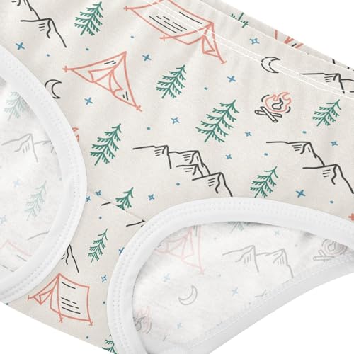 Girls' Underwear Desert Camping Cotton Stretch Comfort Toddler Panties4