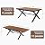 Grand patio 7-Piece Outdoor Dining Set for 6, Patio Dining Furniture Set for 6 Swivel Rope Wicker Chairs & 1 Extendable Rectangular Dining Table, Dark Grey