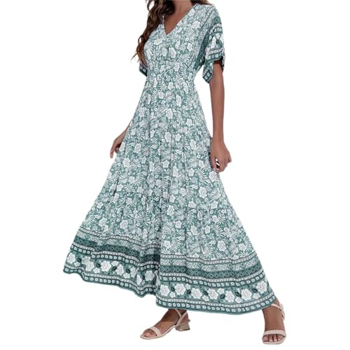 Robe d'été élégante au drapé fluide et finitions soignées pour silhouette raffinée