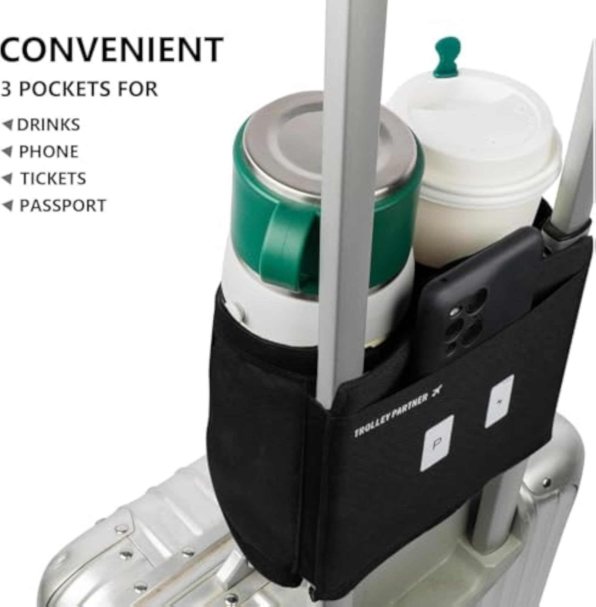 Luggage Travel Cup, Water Bottle Holder