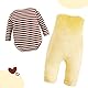 JiAmy Baby Kleidung Junge Mädchen, Baby Bekleidung Strampler Neugeborene Overall Bekleidungssets Gelb 9-12 Monate
