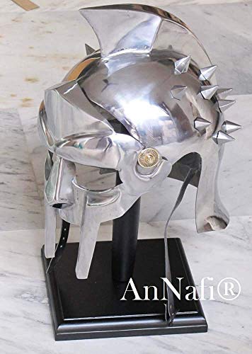 Image of AnNafi Mens Gladiator Maximus Arena Helmet & Mens Gladiator Leather Sandal