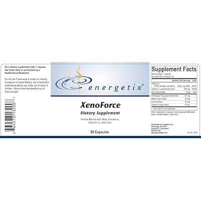 Xenoforce 90 كبسولة. بواسطة Energetix