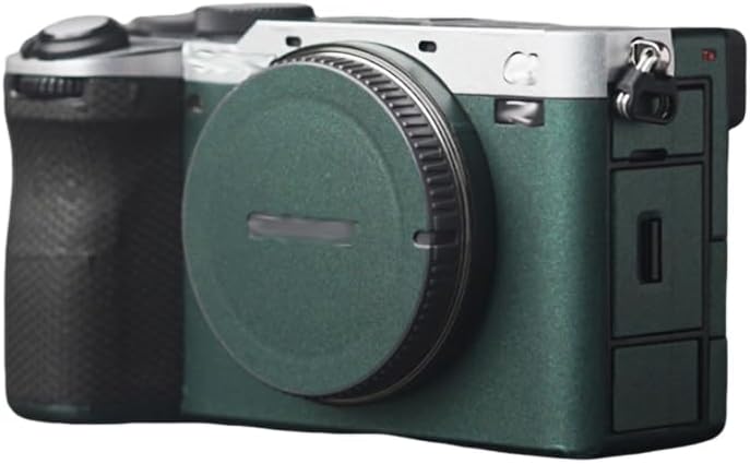 Sticker for Sony A7CII A7C2 Decal Skin Vinyl Wrap Anti-Scratch Film Camera Protective Sticker A7CM2 A7C Mark II 2 (Silver and Green)
