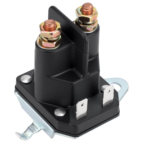 Cnornus Relé de arranque, interruptor solenoide de 12 V para Trombetta 862-1241-211-12 cortacésped moto de nieve carrito de golf tractores de césped 532192507