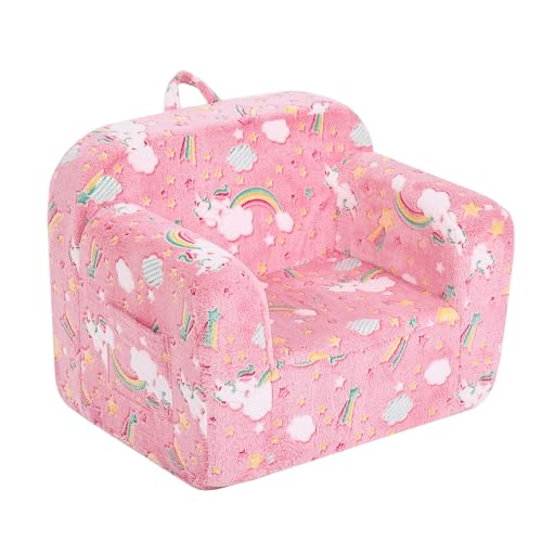 Toddler-Chair-Plush-Kids-Couch-Comfy-Kids-Sofa-Toddler-Lounger-Chair-for-Bedroom-Convertible-Toddler-Couch-for-Girls-and-Boys-Reading-Chair-for-Kids Toddler Chair Plush Kids Couch Comfy Kids Sofa Toddler Lounger Chair for Bedroom Convertible Toddler Couch for Girls and Boys Reading Chair for Kids