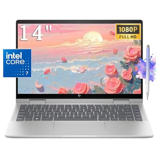 HP Envy 2-in-1 14" Full HD Touch-Screen Laptop - Intel 10-Core i7-1355U - Wi-Fi 6E - Natural Silver 2023 Win11 W/Stylus Pen (16GB RAM | 1TB PCIe SSD +Pen)