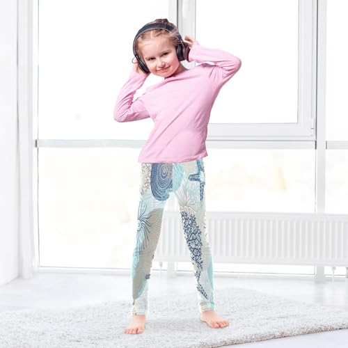 Bolaz Toddler Girls Leggings Printed Yoga Pants Leggings Starfish Shell for Kids4