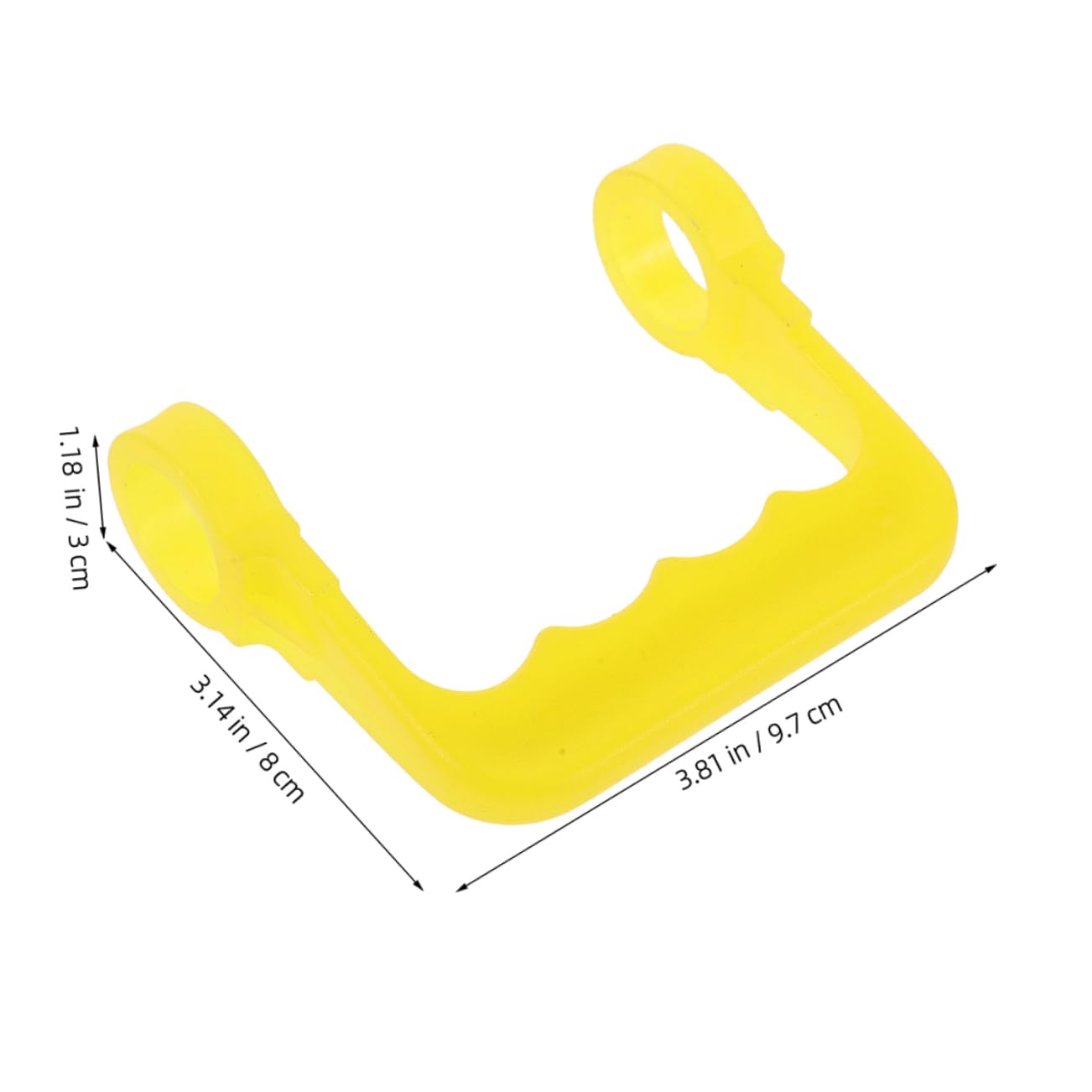 MUCKLILY 2pcs Jack Handle Container Lifting Hook Hydraulic Handle Saving Tool Handle Labor Bottle Jack Accessories Lifting Bracket Rake Handle Replacement High Lift Jacks Plastic Yellow