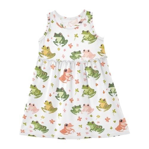 Girls' Princess Dress Kid Casual Short Sleeve Dress Easter Outfit