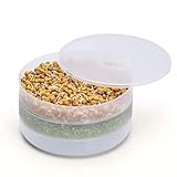 Rylan Máquina para hacer brotes con 4 compartimentos para multiusos, contenedor de plástico para comestibles, semillas germinadas, semillas Dal Channa Chole Masala, caja para cocina, juego de
