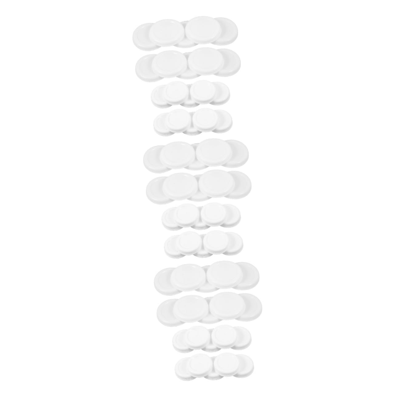 SEWACC 150 Pcs Paper Tube Mailing Tube Cap Poster Shipping Tube Cap Tube Pipe Cover Plug Shipping Mailing Tubes Lids Painting Paper Tube Cap Round End Cap Tops Tubes Caps Plastic White