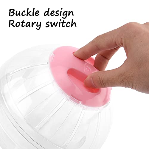 FANKUTOYS Bola de exercício para hamster, roda de corrida transparente de 14 cm para hamsters anões