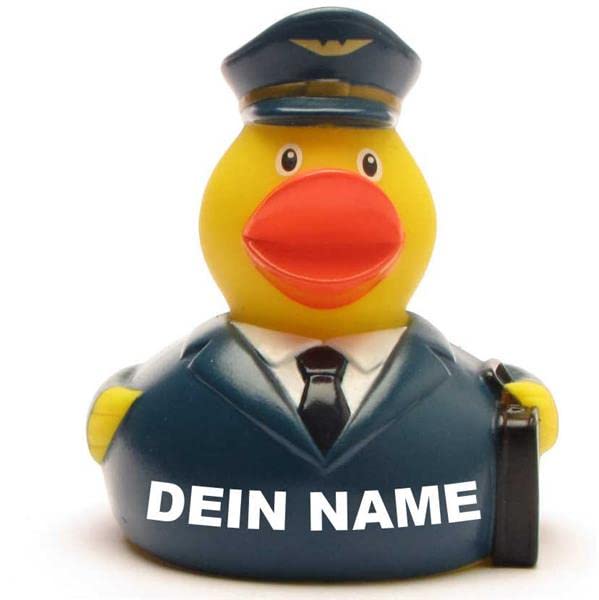 Bath Duck - Personalised (Pilot Duck)