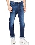 DENIM STRETCH Wrangler Herren Greensboro Jeans, COOL Pool, 34W / 32L