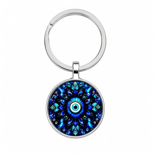 Image of Storite Evil Eye Keychain - Protective & Stylish Keyring for Men & Women - Ideal Gift for Friends & Family
