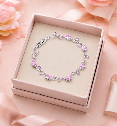 Inites Fairy Bloom Floral Tulip Bracelet Pink - Image 6