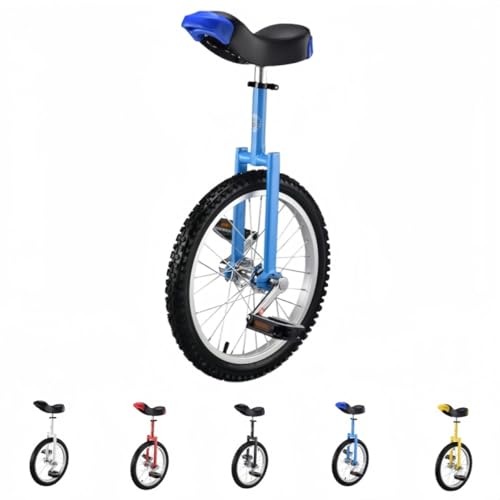 ShineLuxe一輪車 組み立て式 競技用 大人用 子供用 学生用 16/18/20インチ (ブルー,16inch)