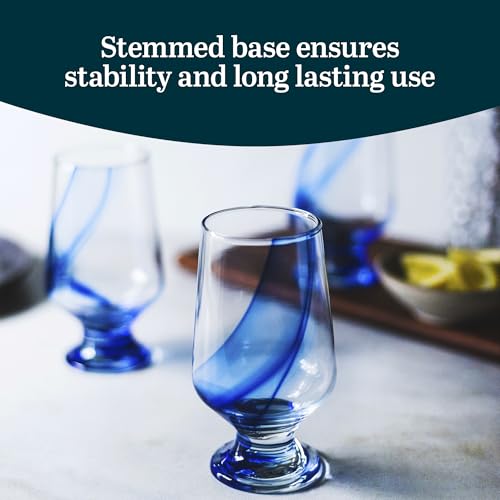 Libbey Blue Ribbon Goblet Glasses, Artisan Inspired, Durable Water Goblets Set of 8, Clear, Stemmed Water Glasses to Showcase Sodas, Cocktails by Libbey - Image 4
