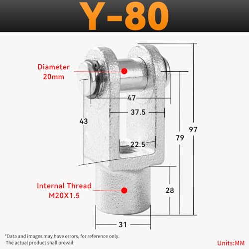 Image of Foot Flange CY-80 for Foot mounting Work with Pneumatic Standard Cylinder SC 80