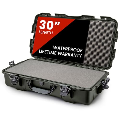 Image of NANUK Hard Case with Foam & Wheels - 30 inch to 55 inch Long, Customizable Foam Insert, IP67 Waterproof & Crushproof, Rugged Construction for Ultimate Protection, Made in Canada
