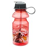 Zak Designs Star Wars: The Force Awakens 14 oz. Water Bottle with Flip Straw, BB-8