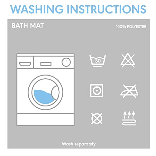 Sealskin Bath mat, polyester, red, 45 x 50 cm - Image 3