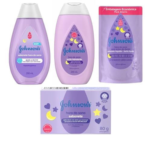 Kit Johnsons Baby Hora do Sono 04 itens