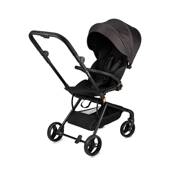 MoMi Kinderwagen ADELLE ab 6. Monat (bis 22 kg), klappbarer Buggy mit 360°-Sitz und 5-Punkt-Sicherheitsgurt, Einkaufskorb, mit Tragegriff zum Tragen nach dem Zusammenklappen – Bild 3