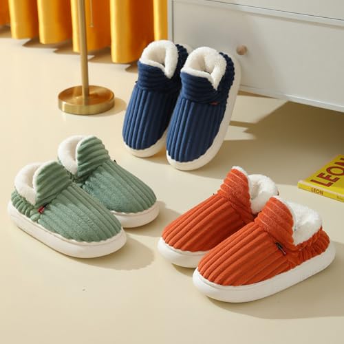 Puffy Slipper Booties For Kids Women Men, Winter Fuzzy Warm Cute Non-Slip Thick-Soled Slippers, Cozy Plush House Shoes3