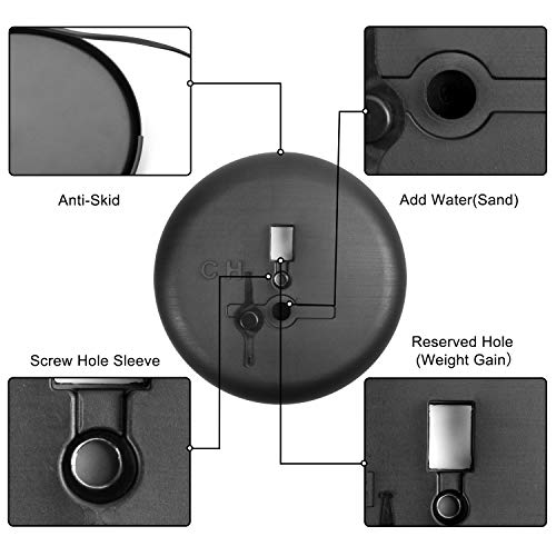 Koov Poster Sign Stand 8.5 X 11 Inches Floor Standing Sign Holders, Adjustable Pedestal Poster Stand With Heavy Duty Round Base Both Vertical And Horizontal Sign Displayed, Black #TOP3