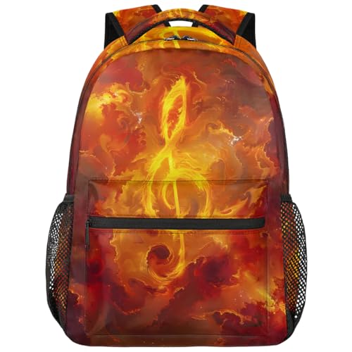 Sac à dos enfant musique abstraite pour l'école et sorties outdoor