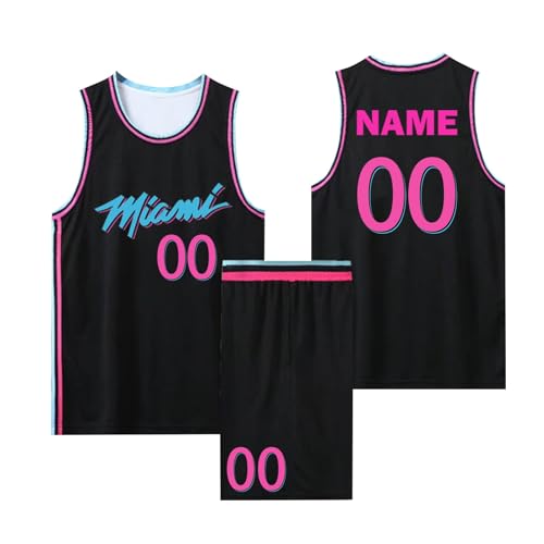 Equipación Baloncesto Personalizada Niño Camiseta de Baloncesto Personalizada,Nombre y número de Equipo Impreso, Uniforme Deportivo Personalizado para Hombres/jóvenesC388