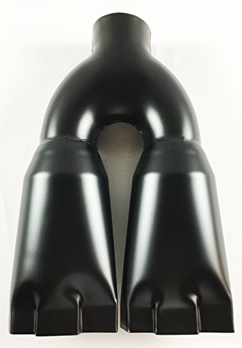 Exhaust Tip 2.25" Inlet 4.75" Outlet 13.75" Long High Temperature Black Dual Chevy Bowtie Stainless Wdcb225Bowtie-Bk-Ss Wesdon Exhaust Tip #TOP3