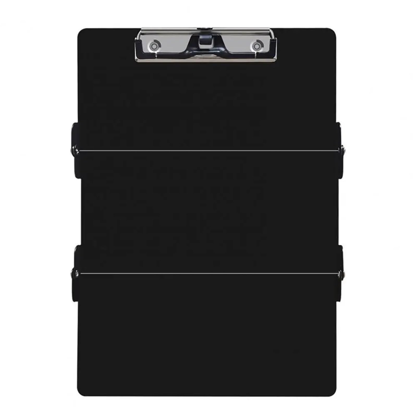 Presse-papiers à trois volets en aluminium avec porte-stylo et clip format A