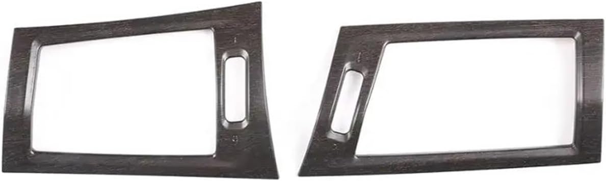 GERRIT Car Styling Accessory Fit for BMW X3 X4 F25 F26 2013-2017 ABS Oak Wood Grain Side Air Conditioning Outlet Cover Trim Stickers Upholstery Care