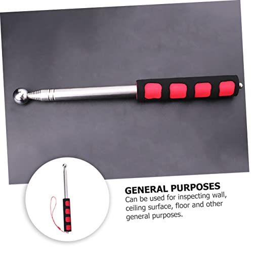 OSALADI Martelo De Bastão Oco Ferramenta De Inspeção De Haste Telescópica Martelo De Detecção Premiu