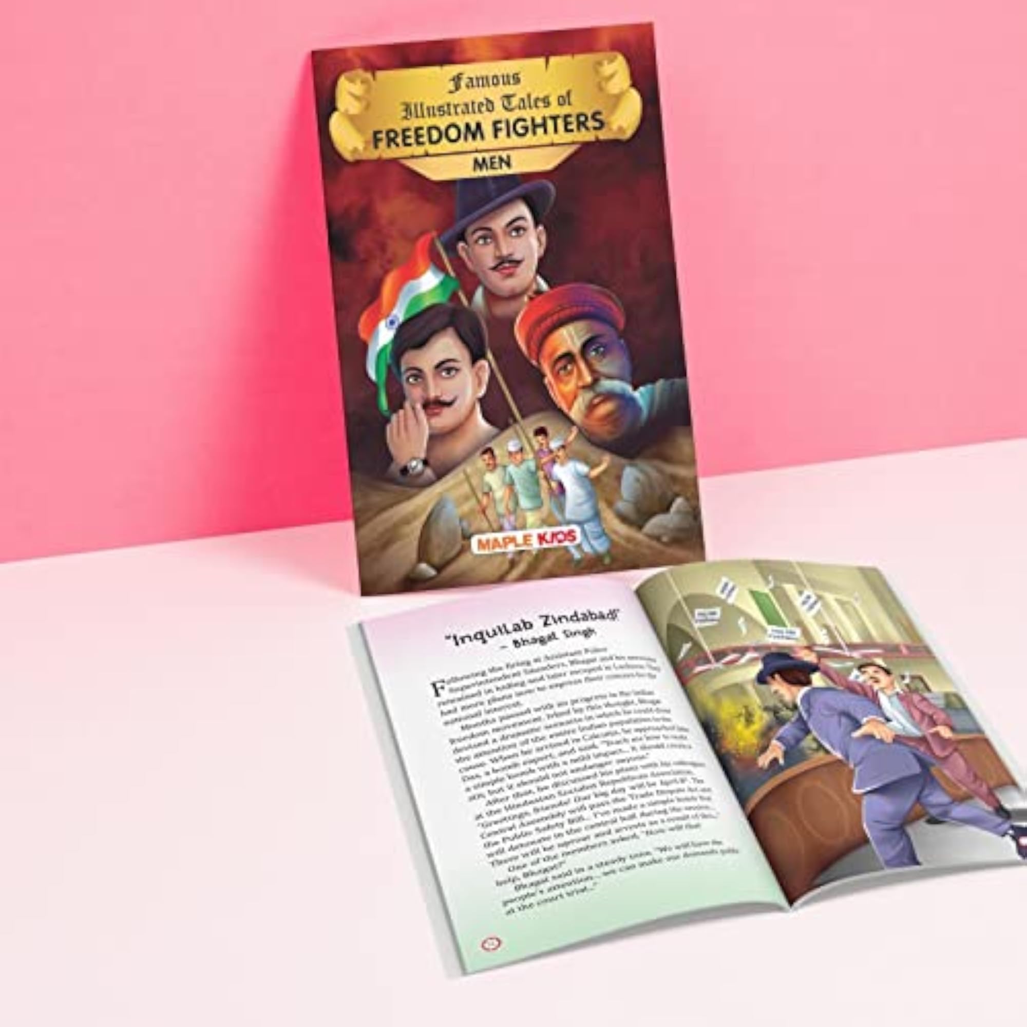 Indian Freedom Fighters Illustrated Story Book