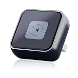 2 En 1 Mini Adaptador CarPlay Inalambrico, Apple Car Play Y Adaptador Android Auto En Diseño Metálico, Compatible con iOS 10+/Android 11+ Y Vehículos con Carplay con Cable (Negro)